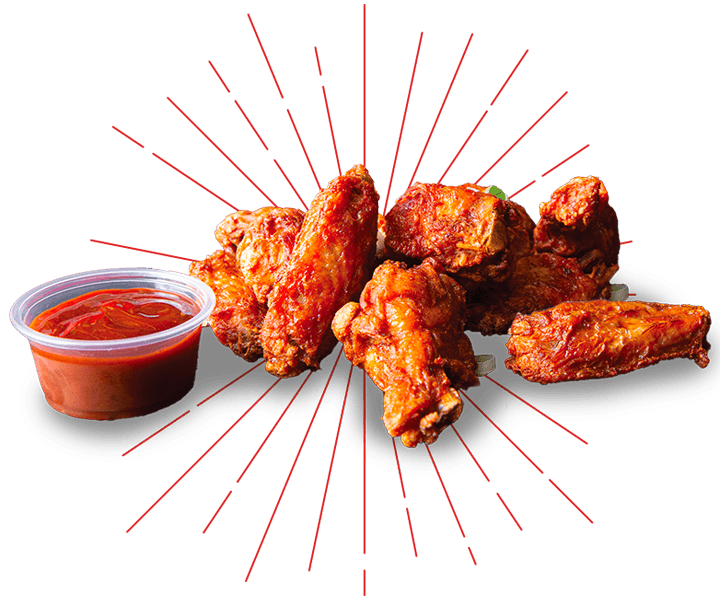 Menu-Ailes de poulet et sauce